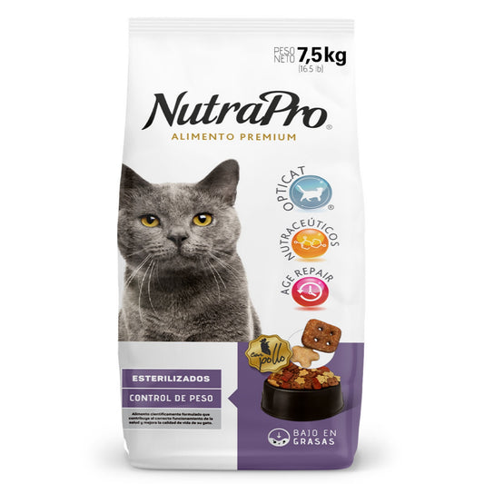 Nutra Pro Gatos Esterilizados & Control de Peso