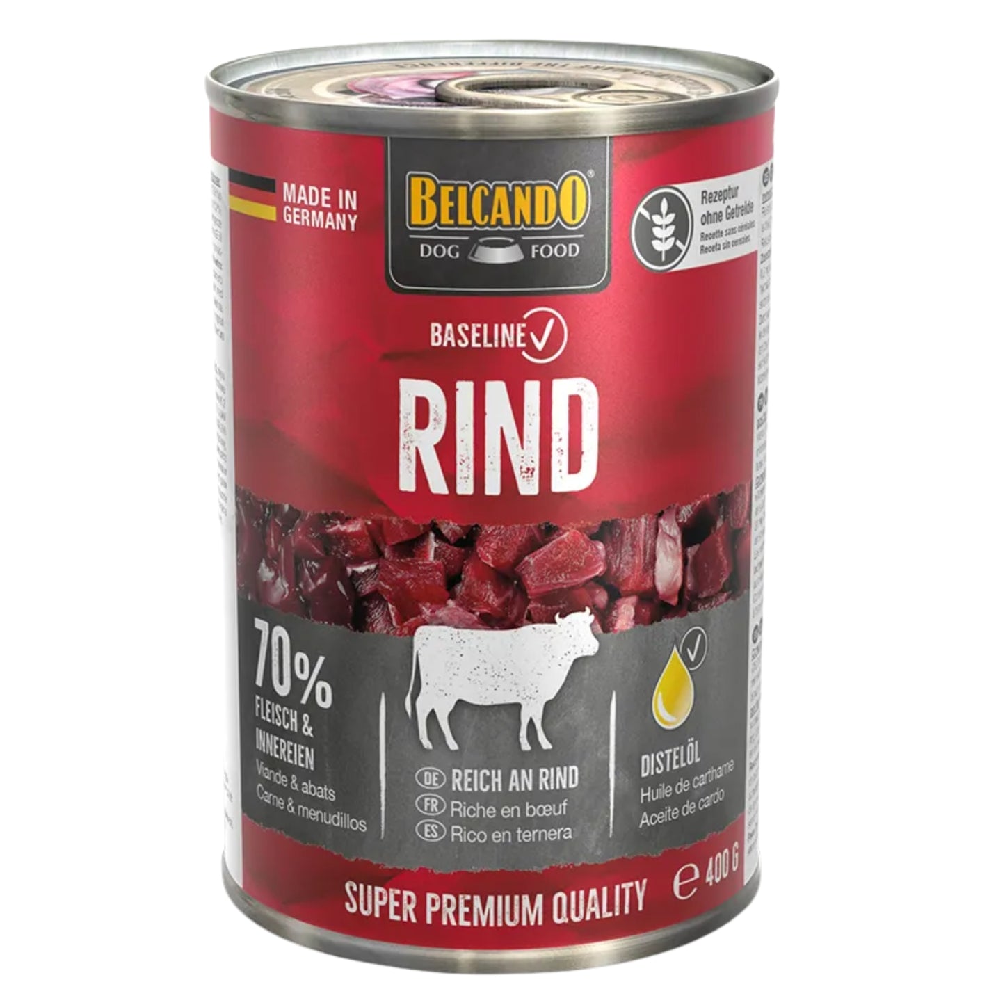 Alimento Húmedo Superpremium para Perro de Ternera - Hecho en Alemania - Cosmos