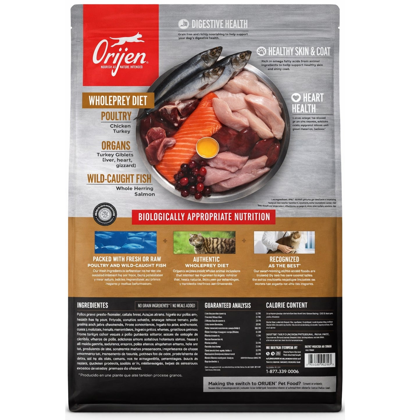 ORIJEN Original Cat & Kitten – Comida Natural para Gatos de Todas las Edades - Cosmos