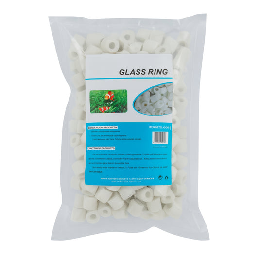 Anillos de Cerámica Biológica para Acuario – 1000 g con Funda de Malla - Cosmos