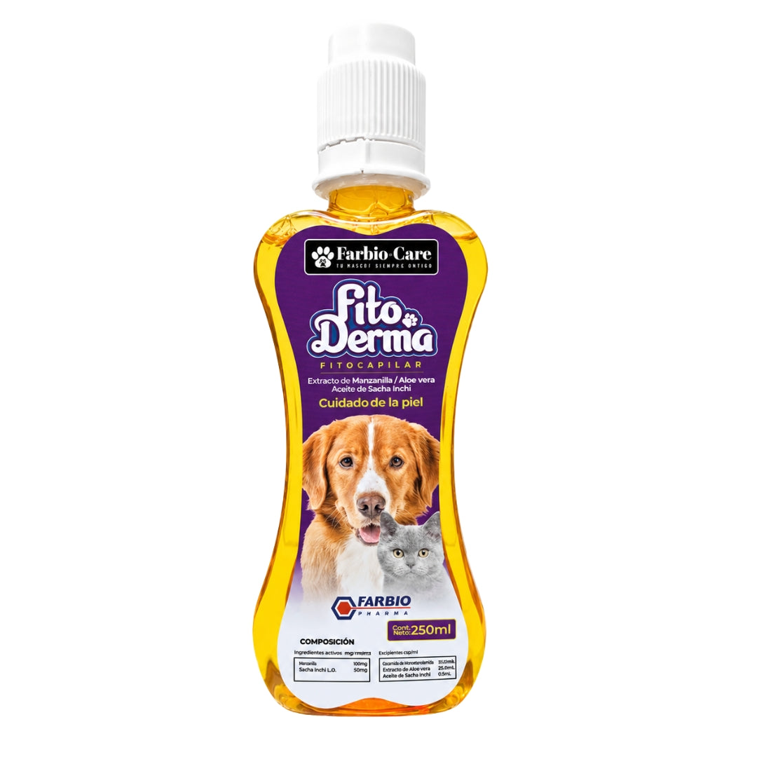 Fito Derma Shampoo Natural para Perros y Gatos 250 ml