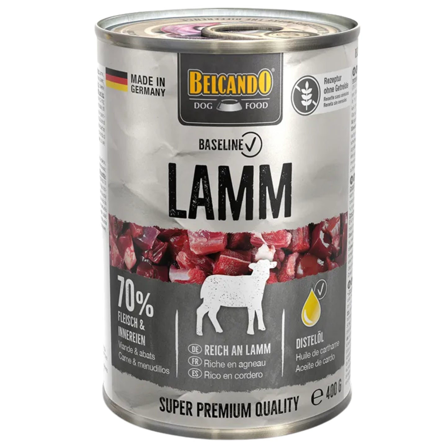 Alimento Húmedo Superpremium para Perro de Cordero - Hecho en Alemania - Cosmos
