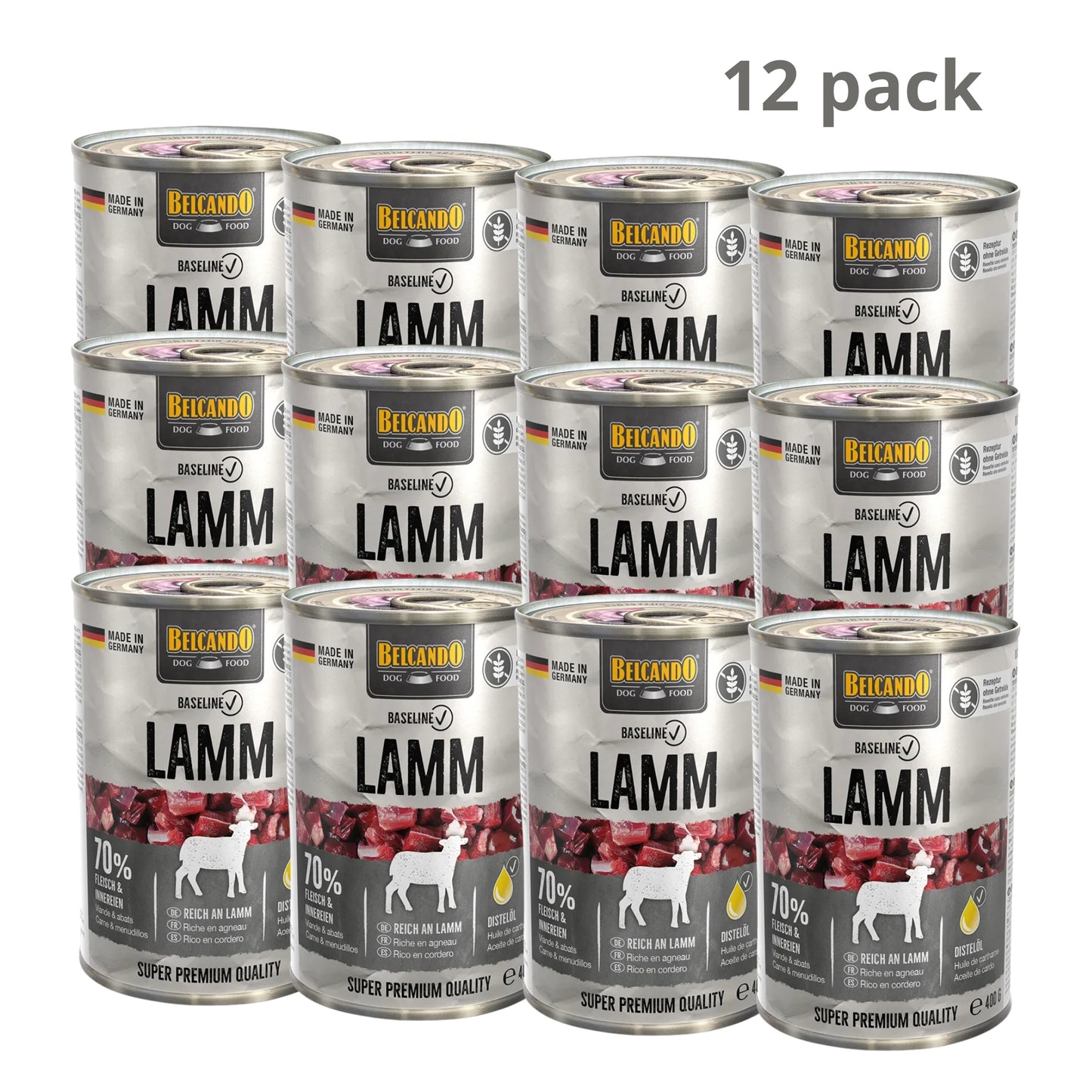 Alimento Húmedo Superpremium para Perro de Cordero - Hecho en Alemania - Cosmos