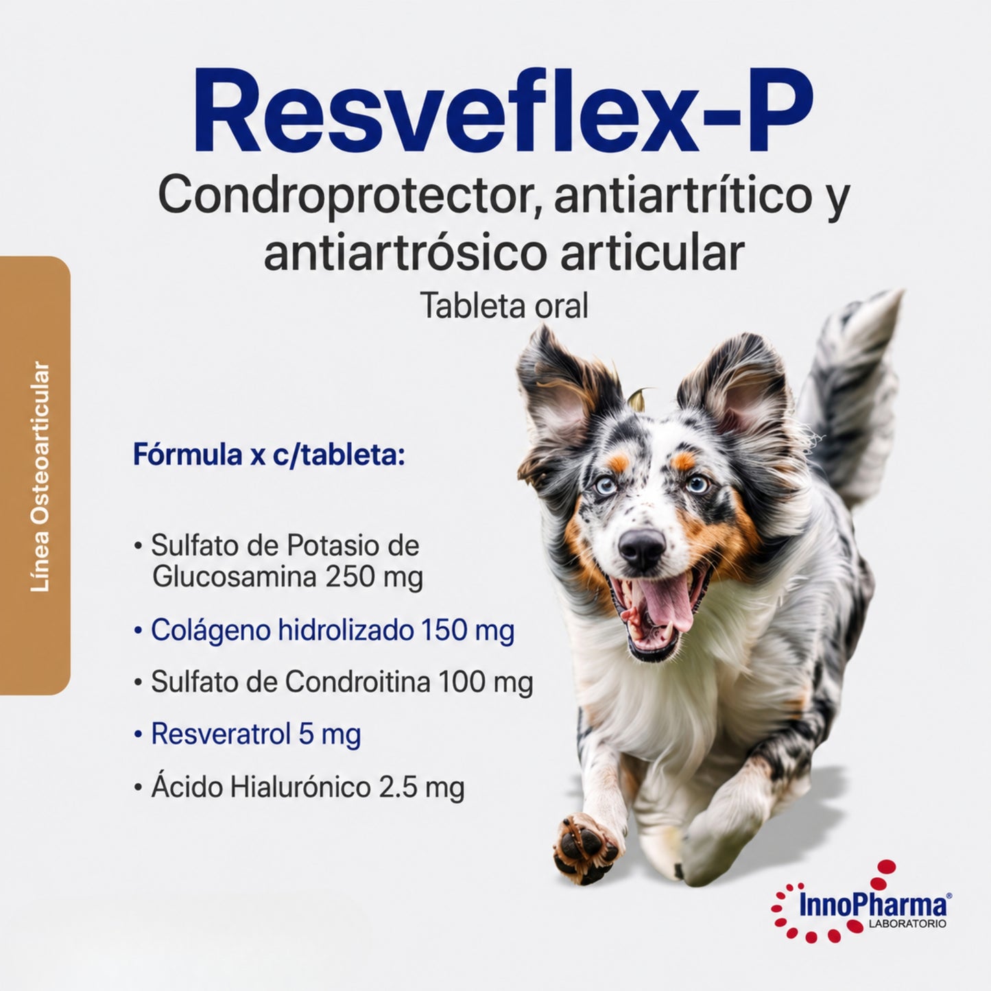 Resveflex-P Suplemento Articular para Perros y Gatos