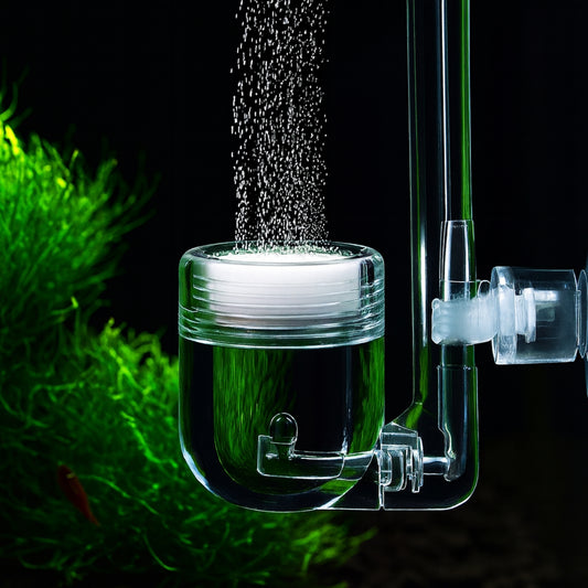 Difusor de CO2 4 en 1 para Acuario Plantado – Atomizador con Ventosa Antirretorno - COSMOS