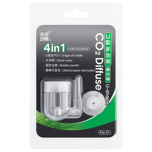Difusor de CO2 4 en 1 para Acuario Plantado – Atomizador con Ventosa Antirretorno - COSMOS