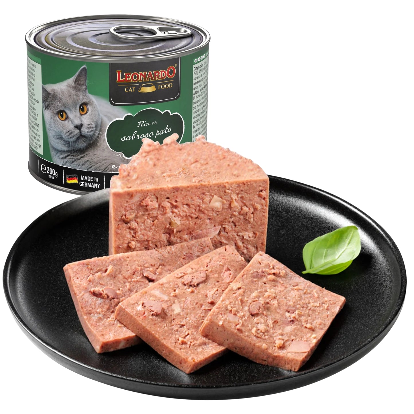 Alimento Húmedo Superpremium para Gato de Pato - Hecho en Alemania - Cosmos