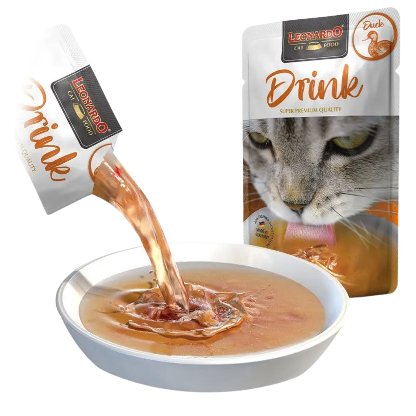 Caldo de Pato Superpremium para Gatos - Hecho en Alemania - Cosmos