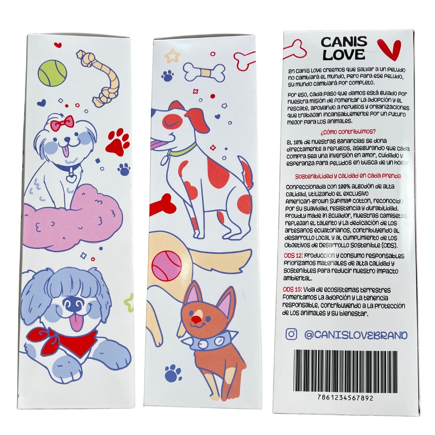 Camiseta Canis Love L - COSMOS