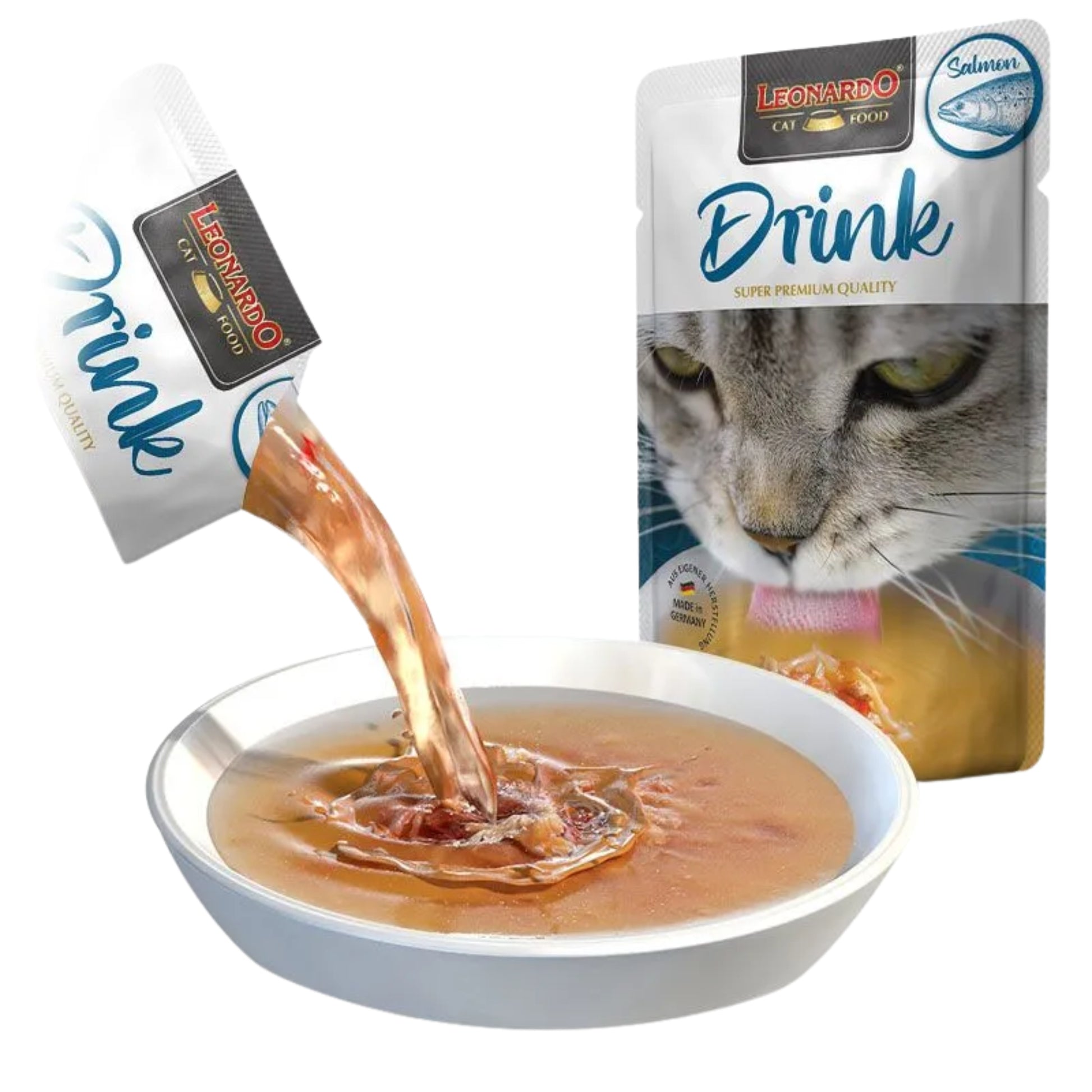 Caldo de Salmón Superpremium para Gatos - Hecho en Alemania - Cosmos