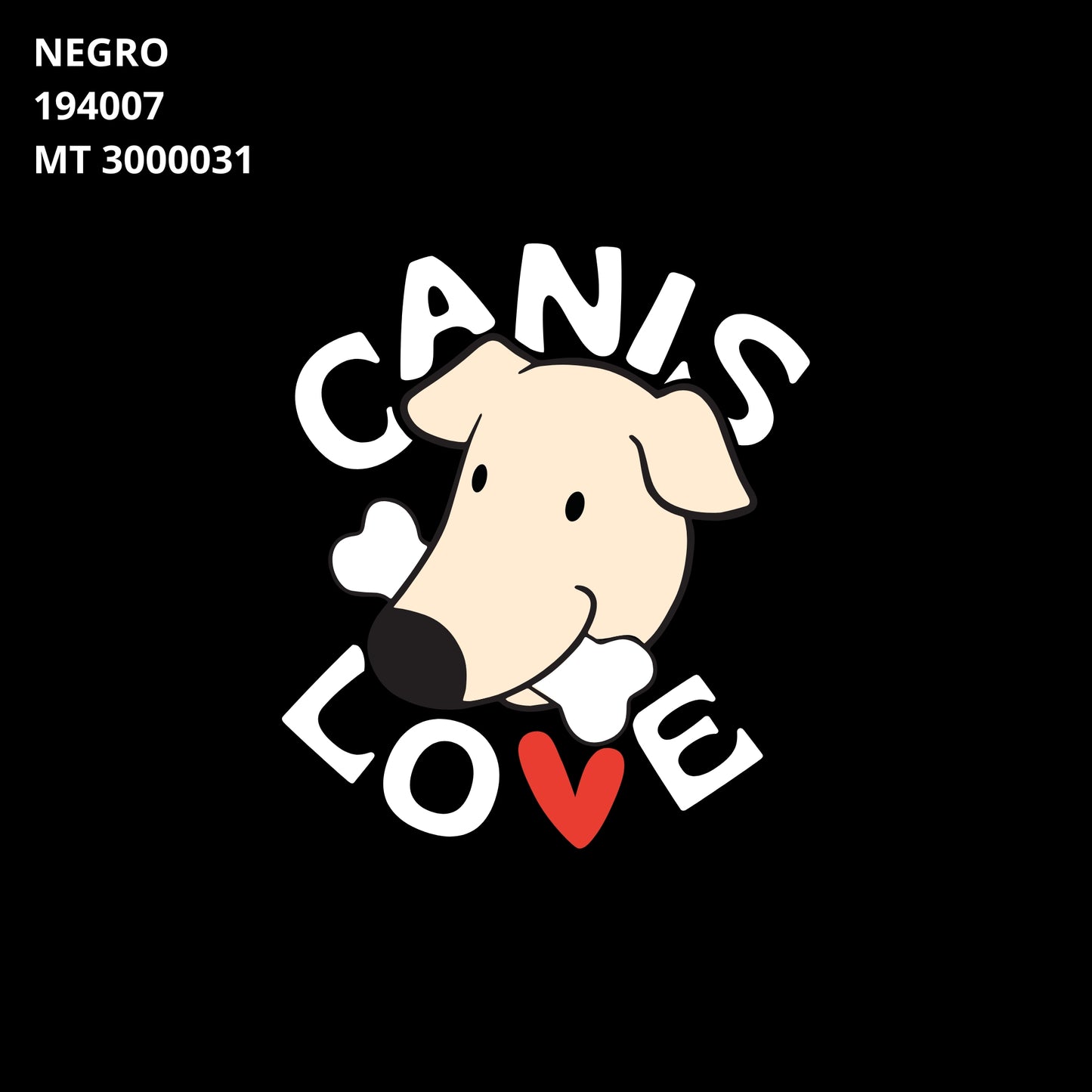 Camiseta Canis Love L - COSMOS
