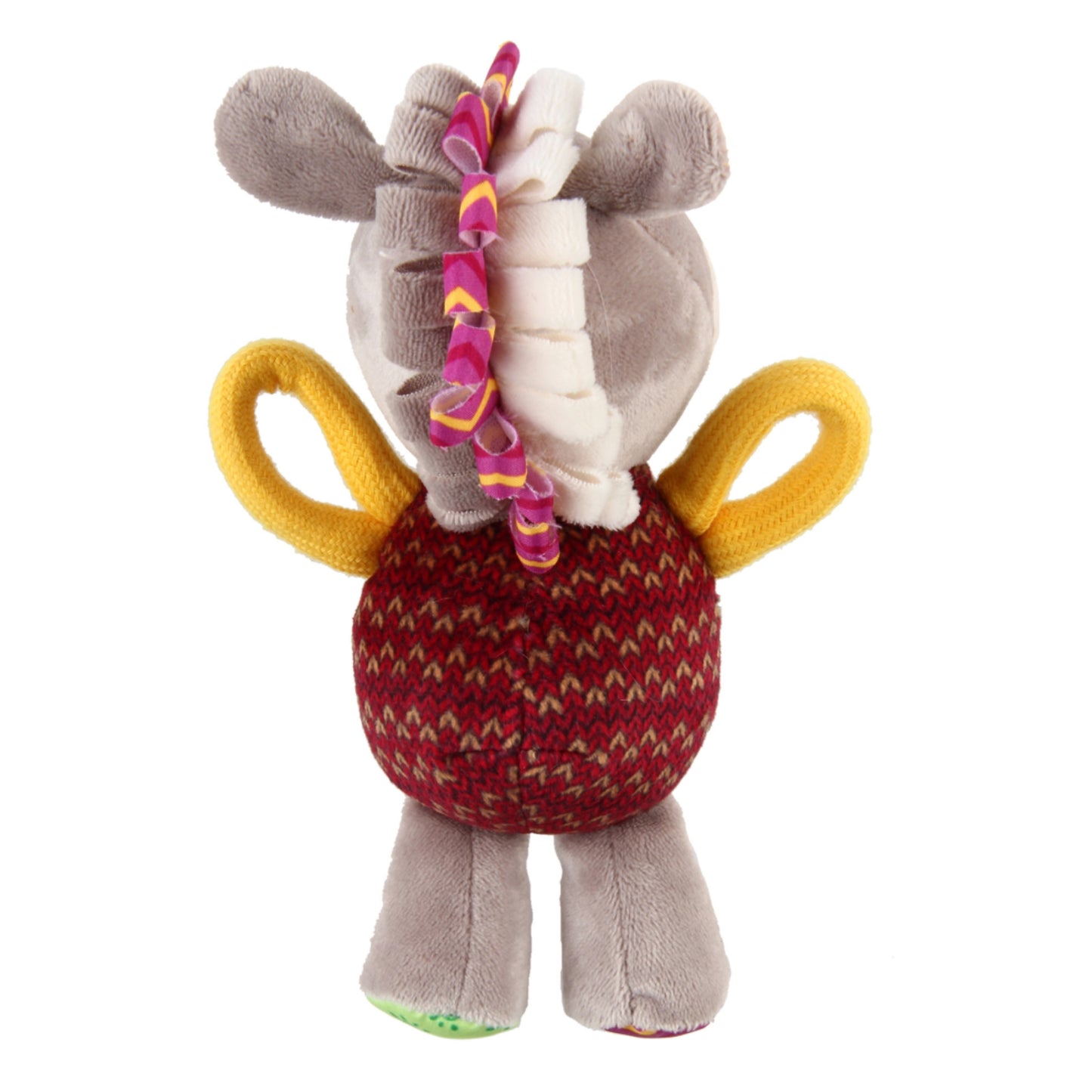 GiGwi Plush Friendz Burro – Juguete de Peluche con Sonido para Perros - Cosmos