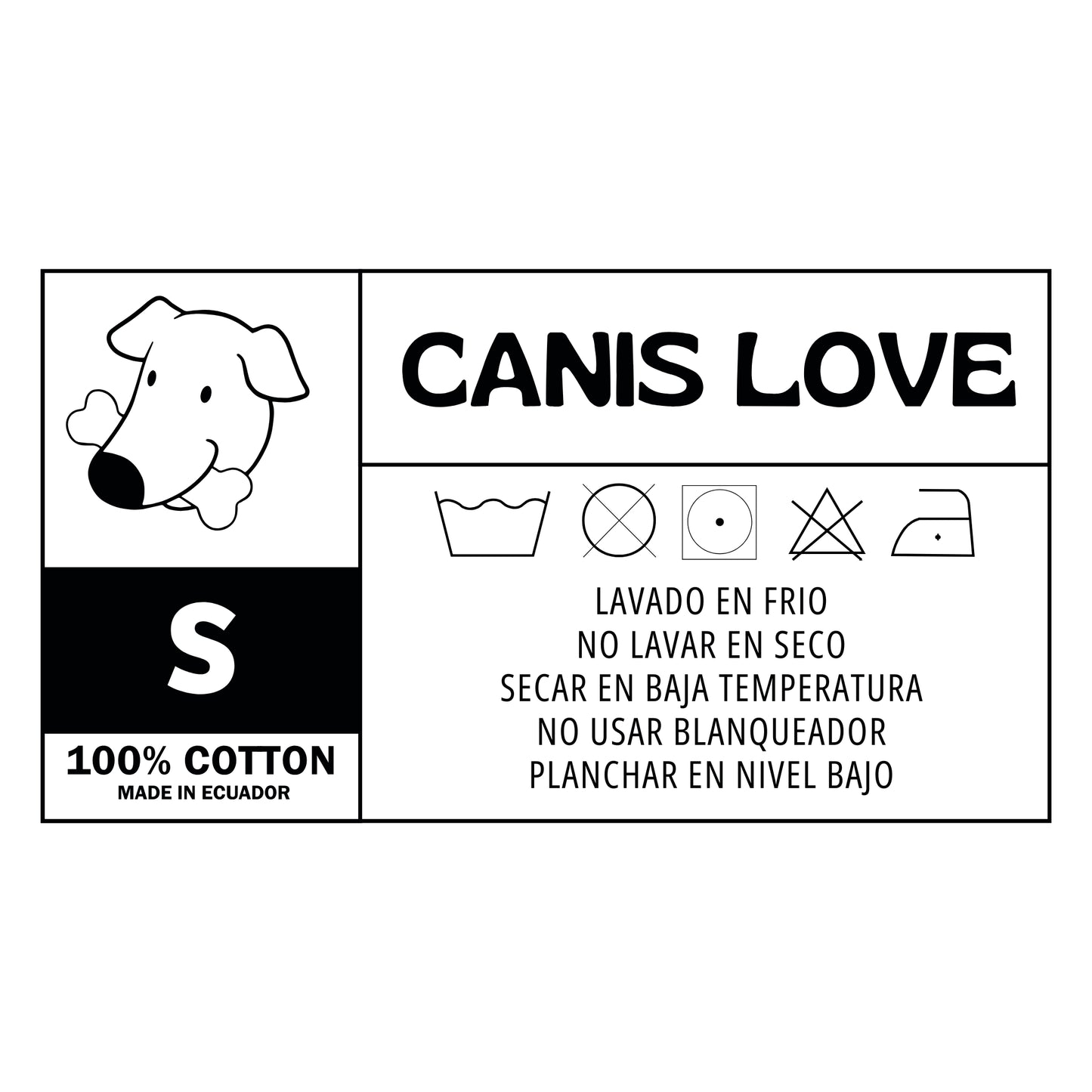 Camiseta Canis Love S - COSMOS