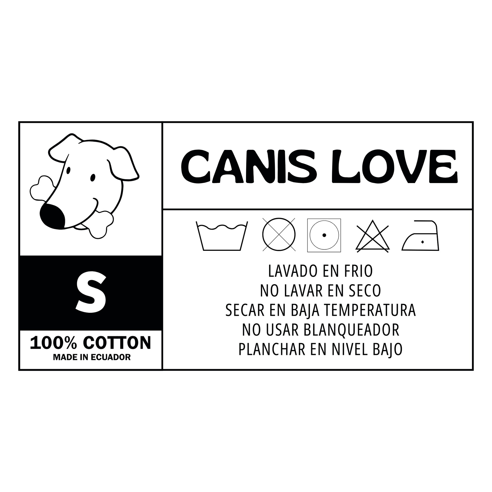 Camiseta Canis Love S - COSMOS