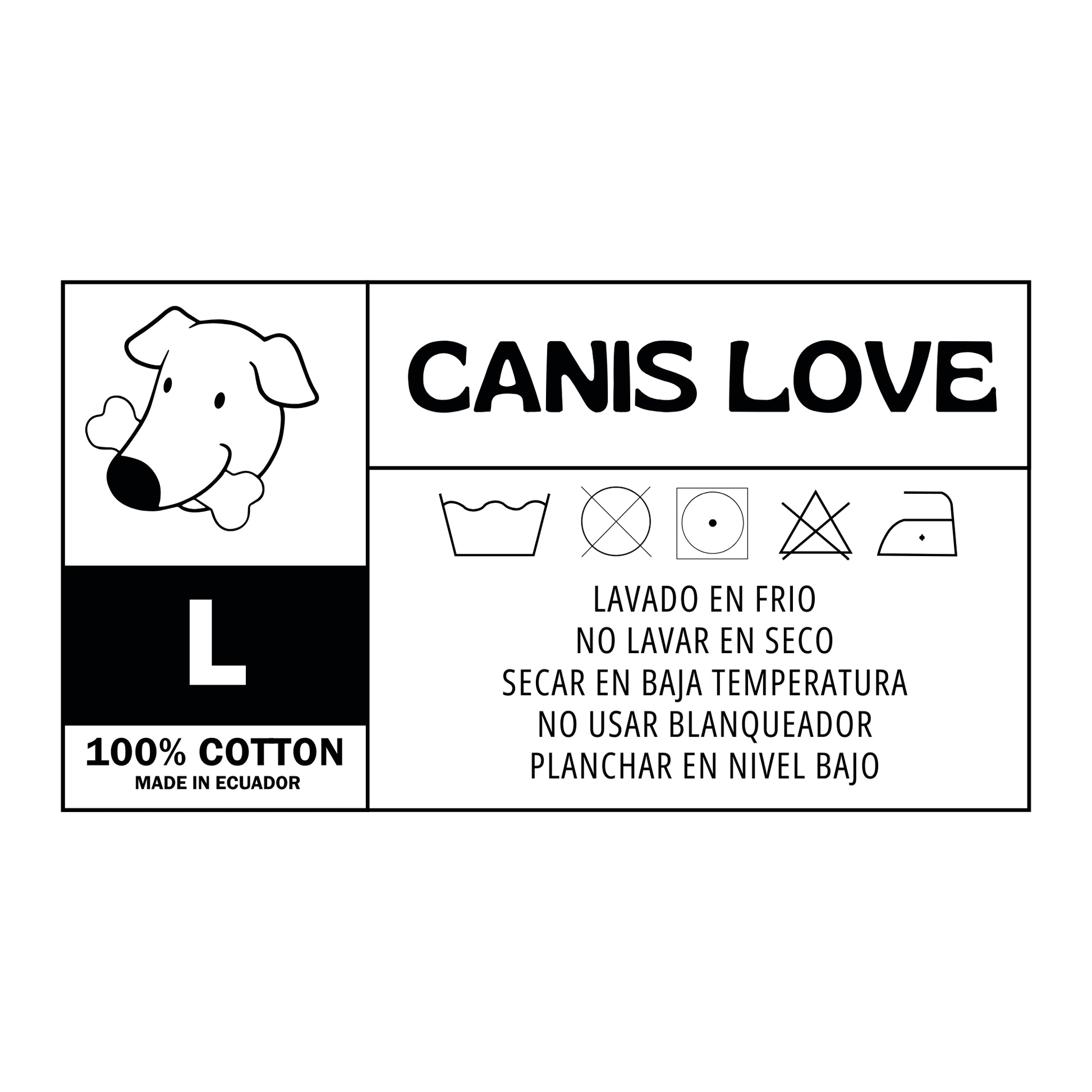 Camiseta Canis Love L - COSMOS