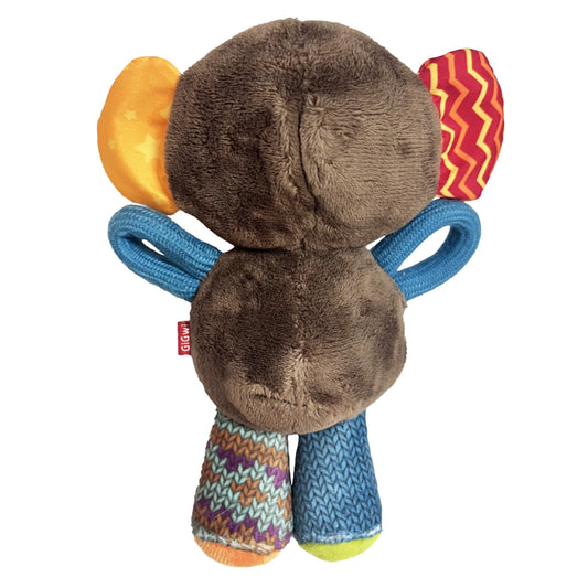 GiGwi Plush Friendz Mono – Juguete de Peluche con Sonido para Perros - Cosmos