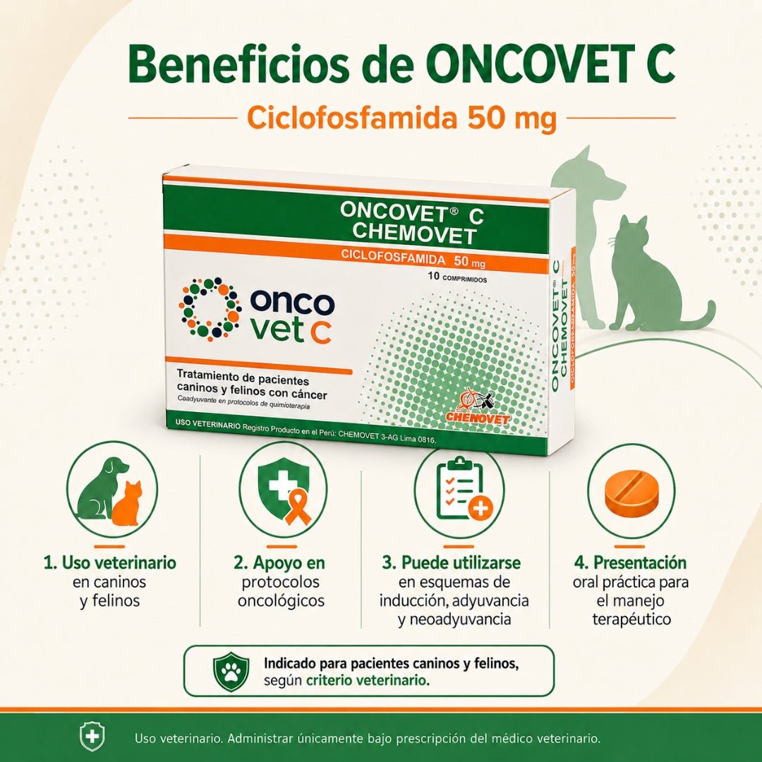 Oncovet C | Ciclofosfamida 50 mg - Cosmos