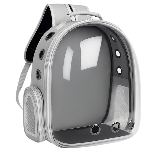 Mochila Transportadora Transparente – Diseño Futurista y Ventilado