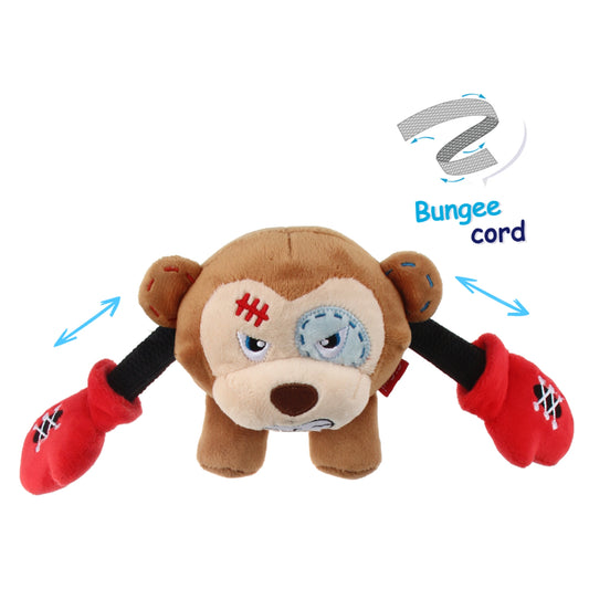 GiGwi Rock Zoo King Boxer – Juguete de Peluche con Sonido para Perros - Cosmos
