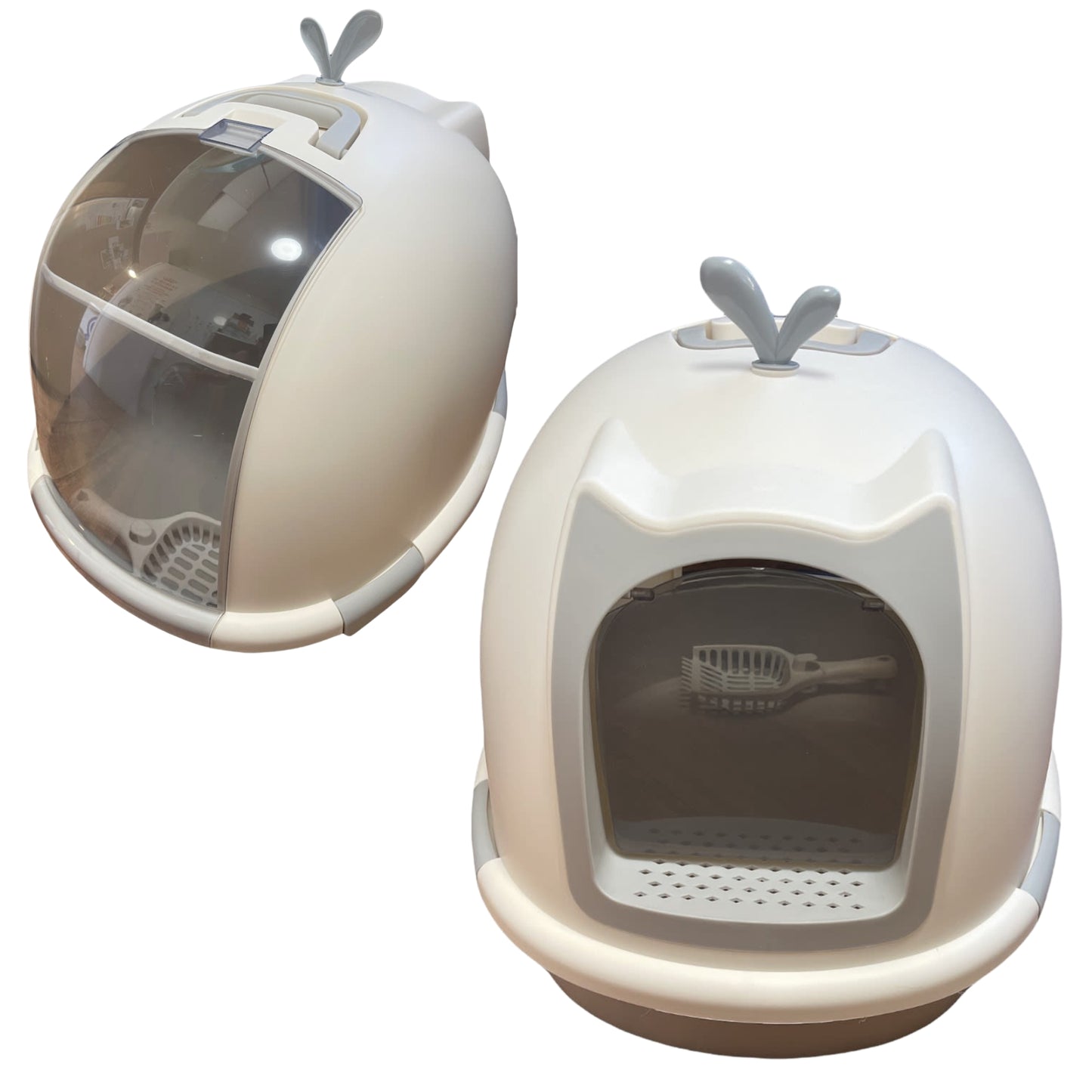 Arenero para Gato Tipo Igloo con Doble Puerta - Cosmos