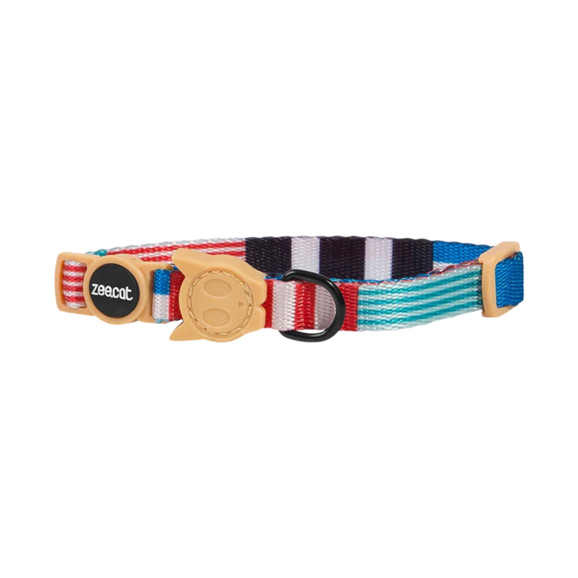 Zee.Cat Collar Yacht – Collar para Gatos Ajustable con Broche de Seguridad - Cosmos