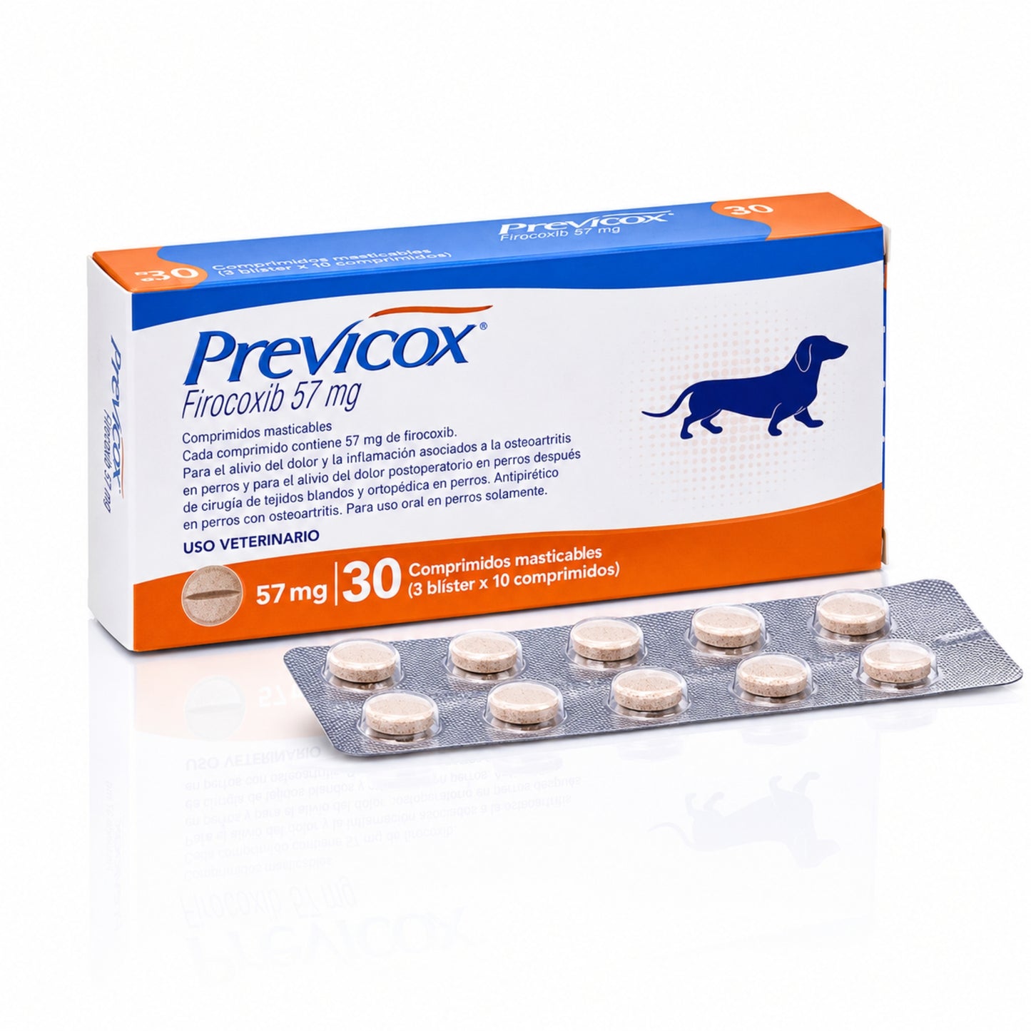 Previcox Firocoxib – Antiinflamatorio Masticable de 57 mg y 227 mg