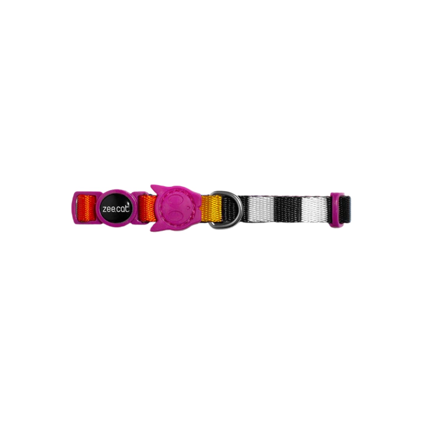 Zee.Cat Collar Prisma – Collar Multicolor para Gatos con Broche de Seguridad - Cosmos