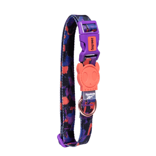 Zee.Dog Reebok Court Dog Collar - Collar para Perros Resistente - Cosmos