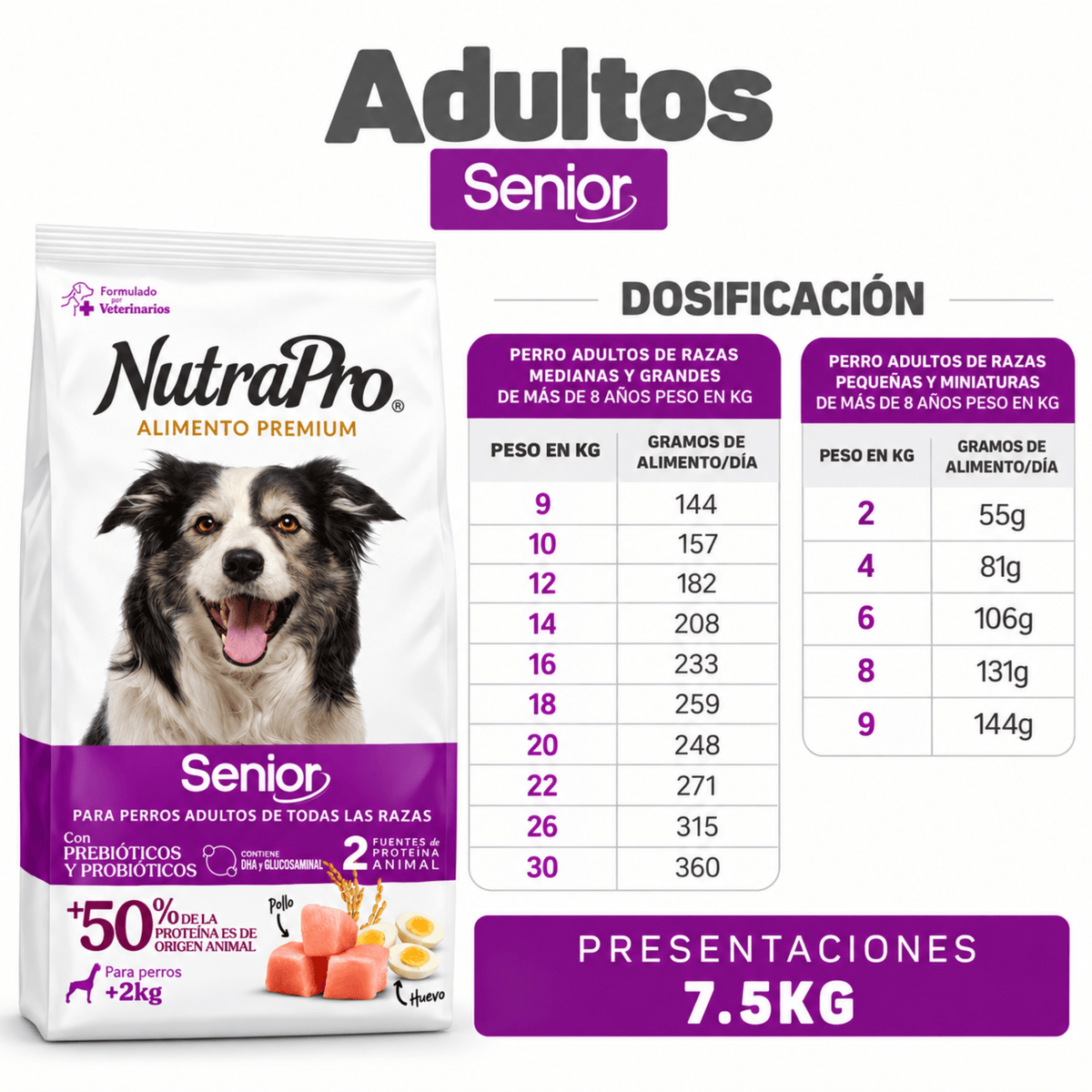 Alimento NutraPro Adulto Senior - Cosmos