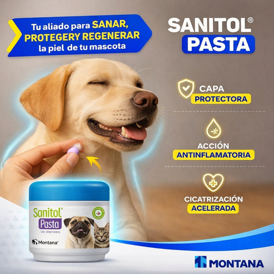 Sanitol® Pasta – Cicatrizante y Protector Cutáneo para Perros y Gatos - Cosmos