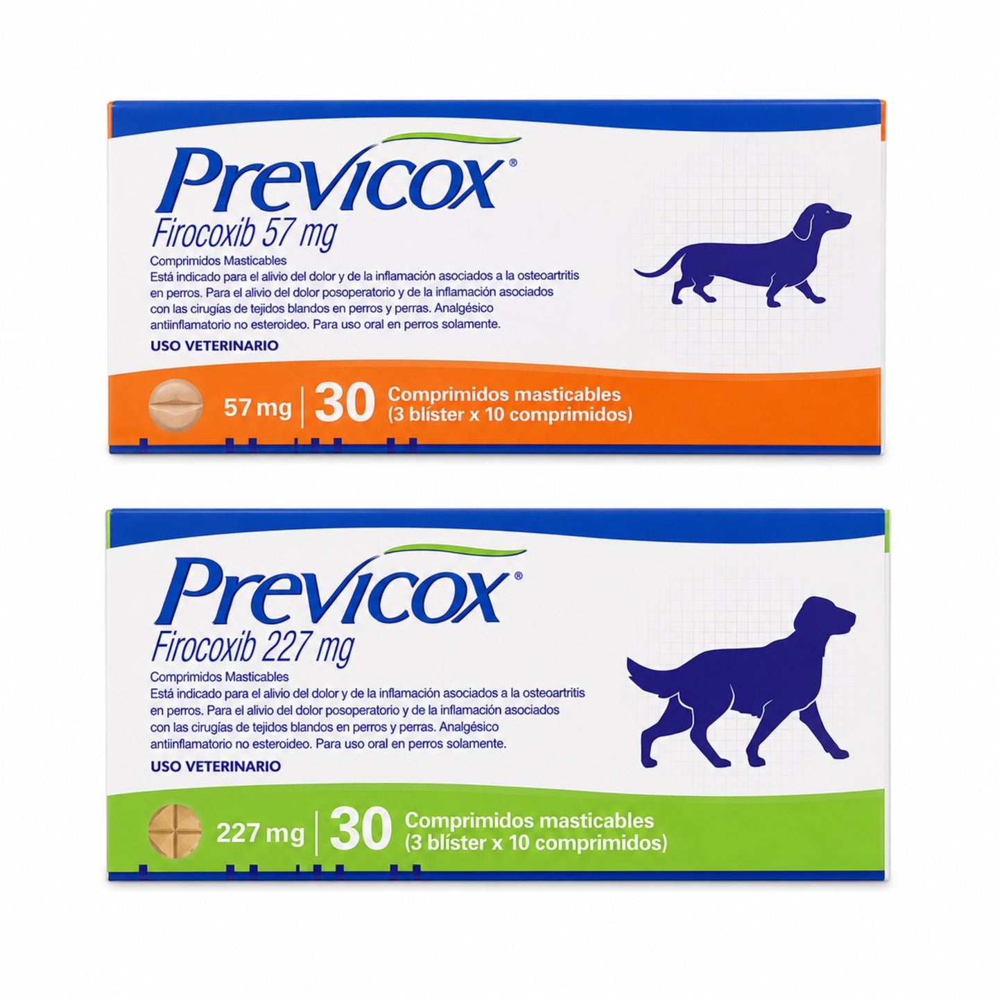 Previcox Firocoxib – Antiinflamatorio Masticable de 57 mg y 227 mg