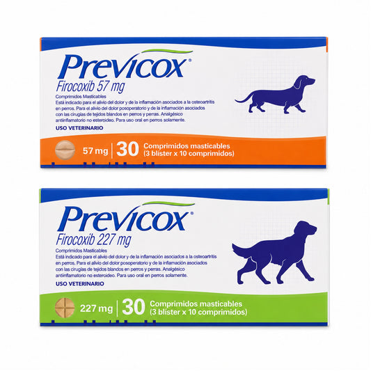 Previcox Firocoxib – Antiinflamatorio Masticable de 57 mg y 227 mg - Cosmos