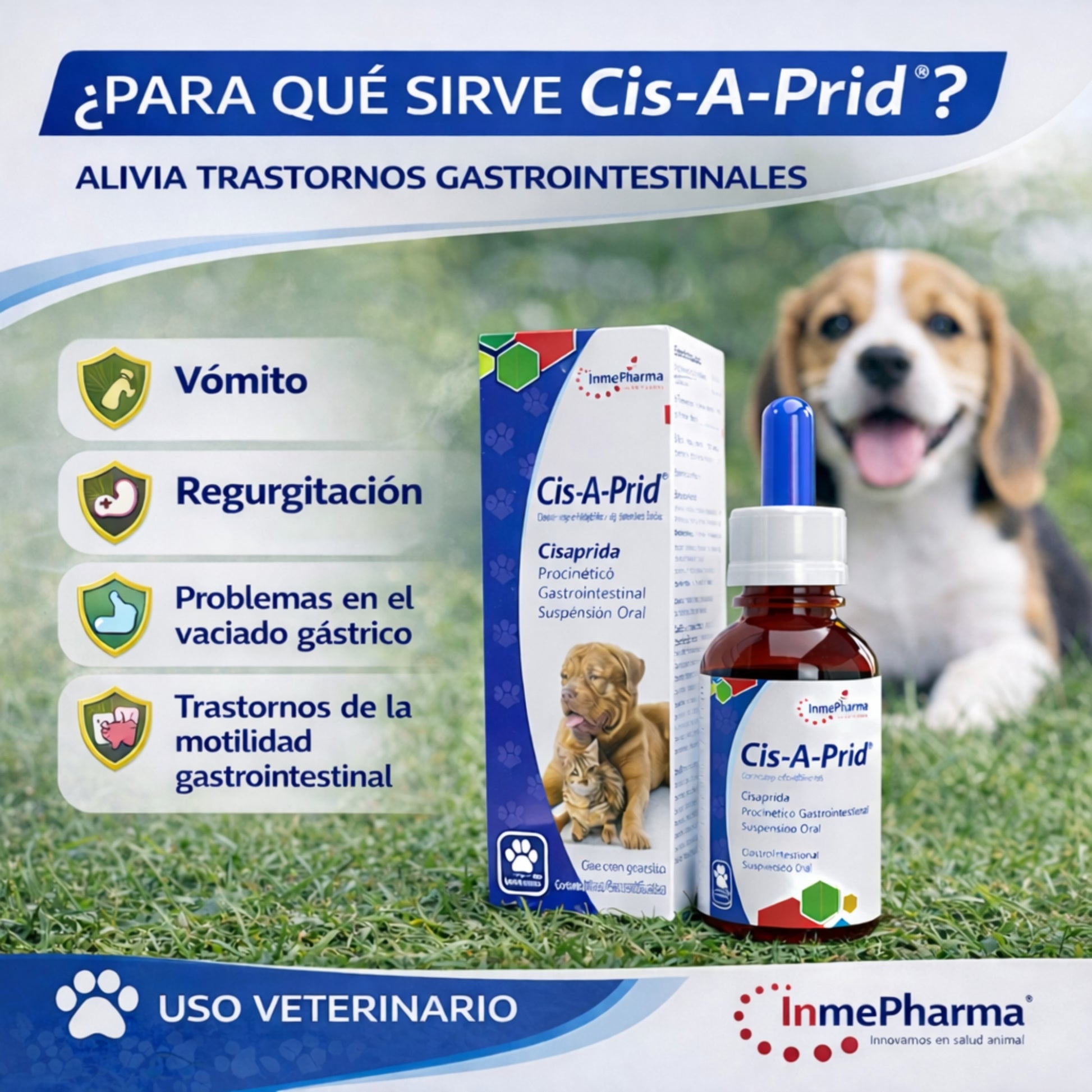 Cis - A - Prid® – Procinético Digestivo para Perros y Gatos (Cisaprida) - Cosmos