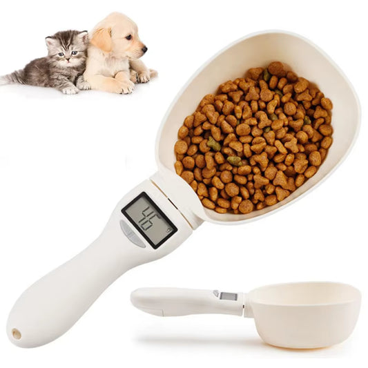 Pala Medidora Electrónica para Alimento de Mascotas con Pantalla LCD