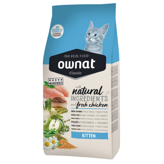 OWNAT CLASSIC KITTEN – Gatitos de 1 a 12 meses