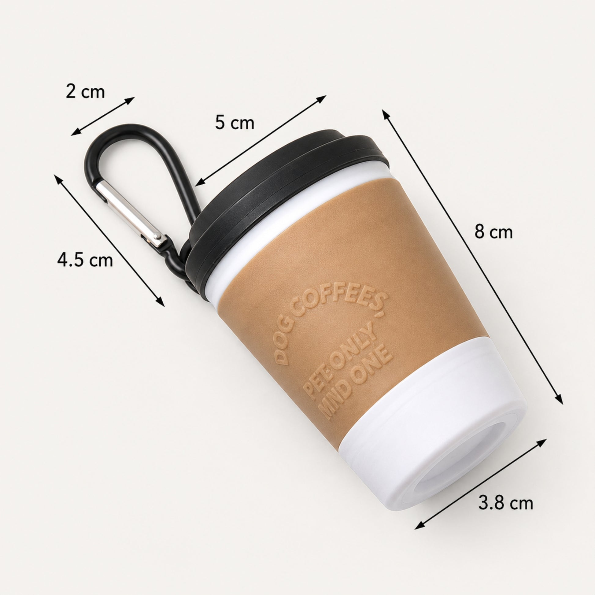 Dispensador de Bolsas para Perro – Coffee Cup - Cosmos