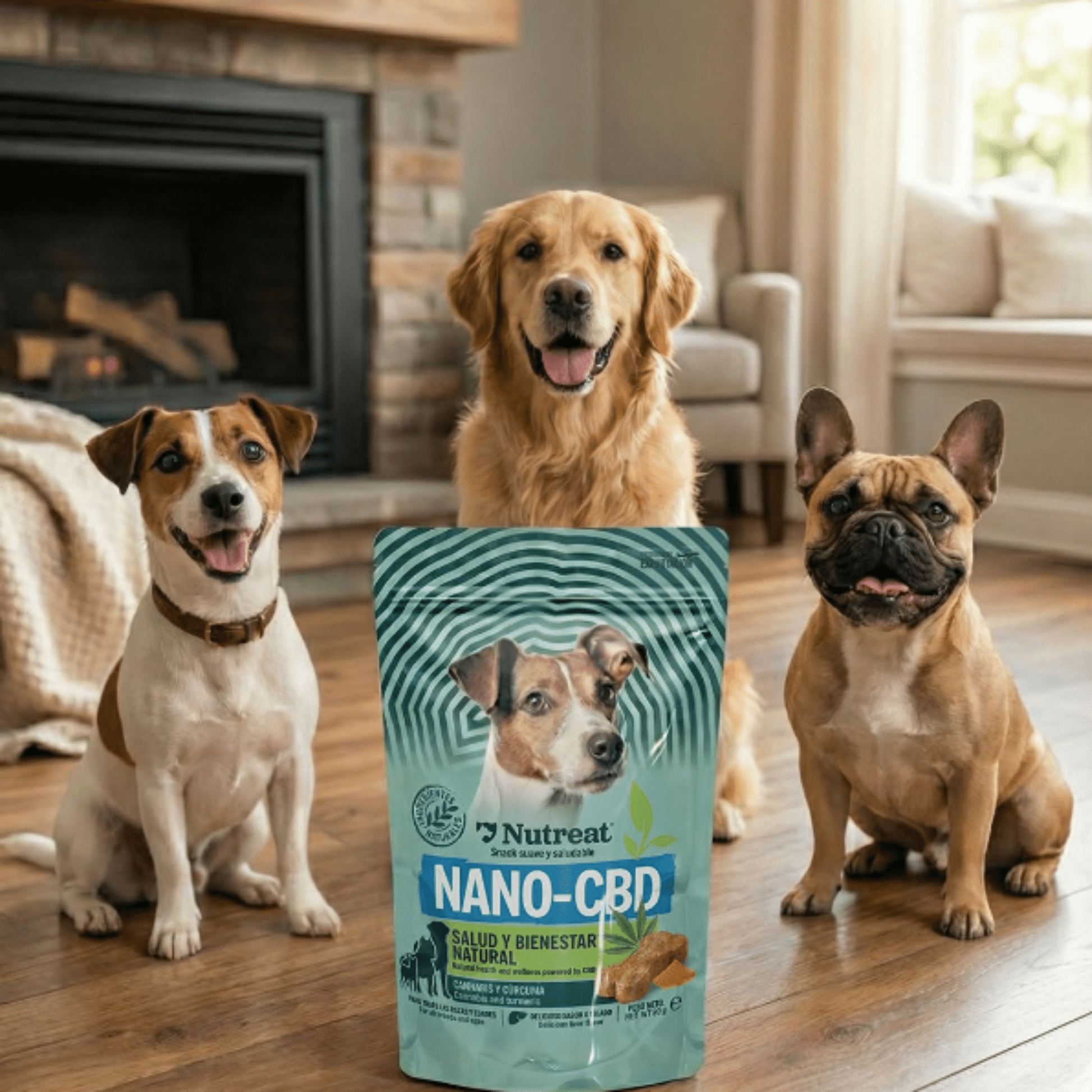 Nutreat Nano CBD para perros - Antiestrés Natural - Cosmos