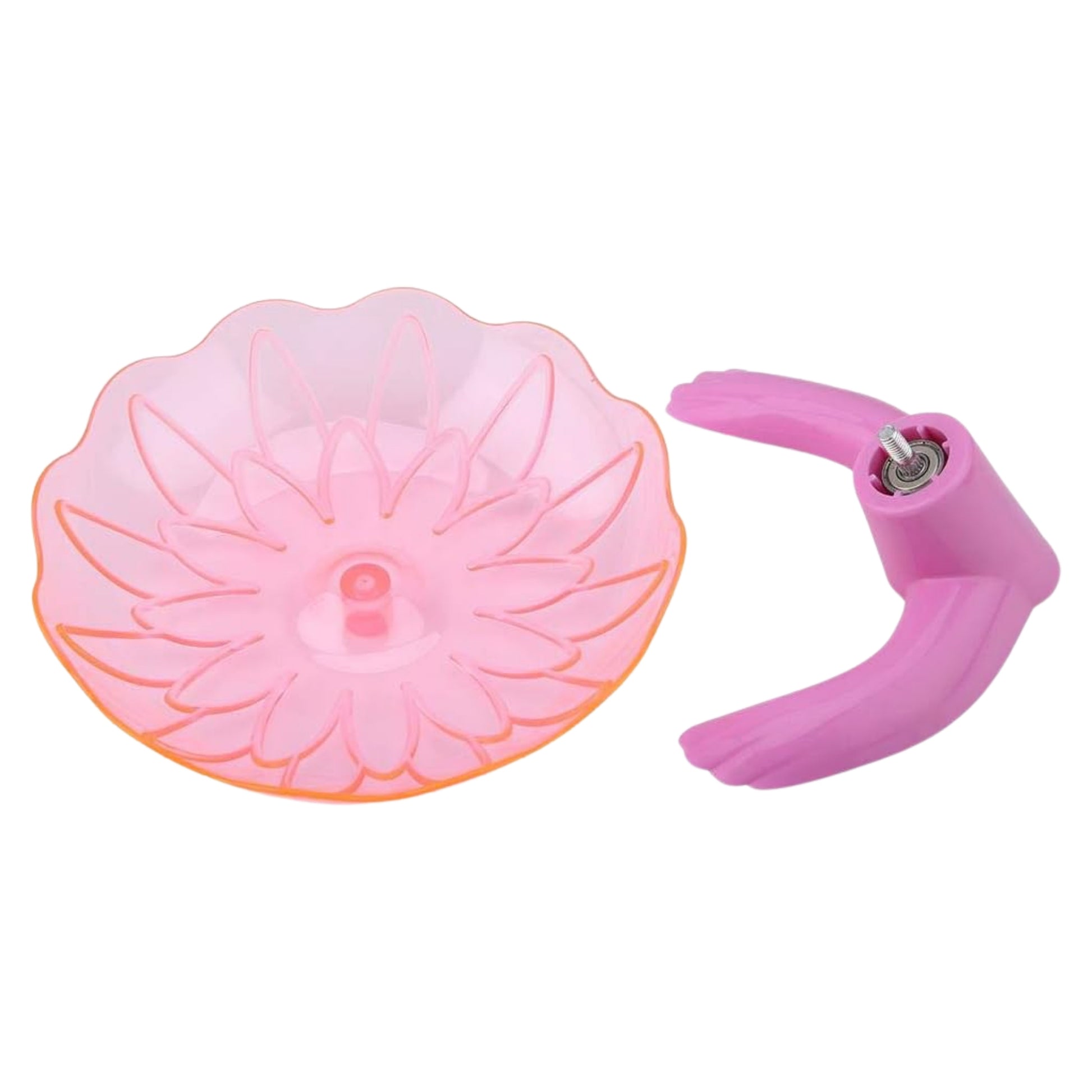 Rueda Voladora para Hámster – Diseño Transparente y Silencioso - COSMOS