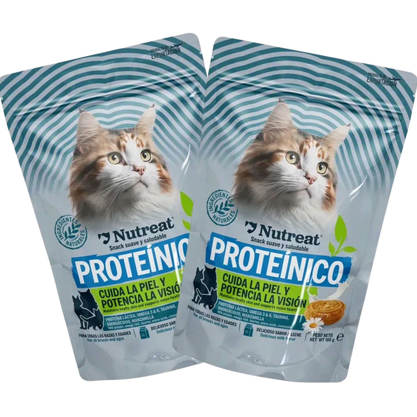 Nutreat Snack Proteínico 2PACK para Gatos – Premio Nutritivo y Funcional - Cosmos