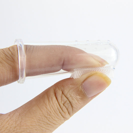 Cepillo Dental de Dedo para Perros y Gatos con Estuche Higiénico – Cerdas Suaves y Diseño Ergonómico - COSMOS