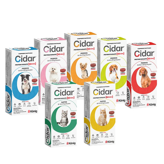 Cidar Antiparasitario para Perros y Gatos – Protección por 60 Días - Cosmos