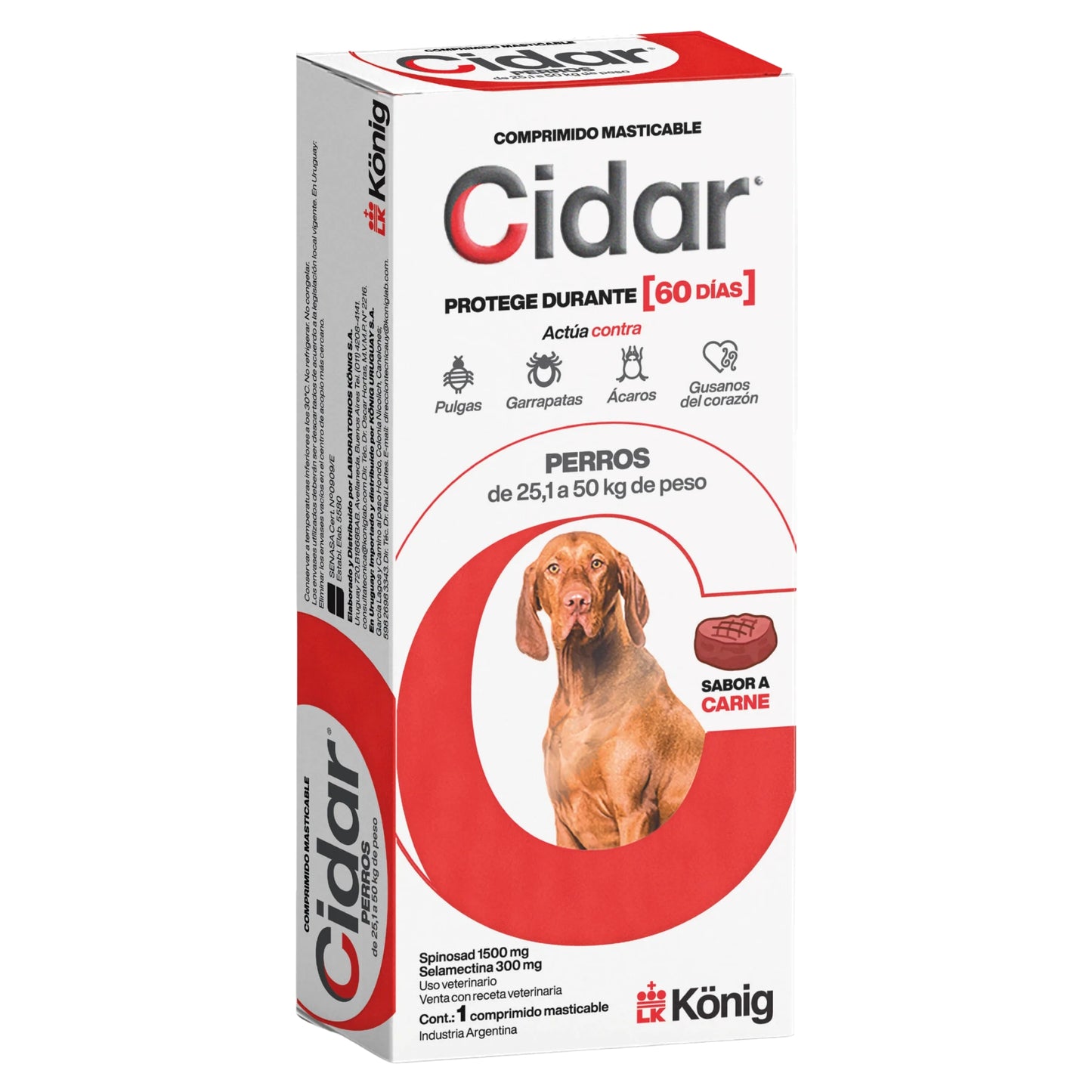 Cidar Antiparasitario para Perros y Gatos – Protección por 60 Días - Cosmos