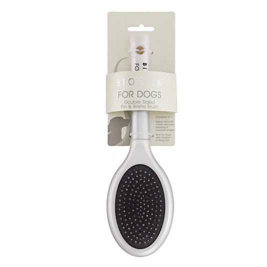 Cepillo BioSilk Doble Cara para Perros – Pin & Bristle Brush