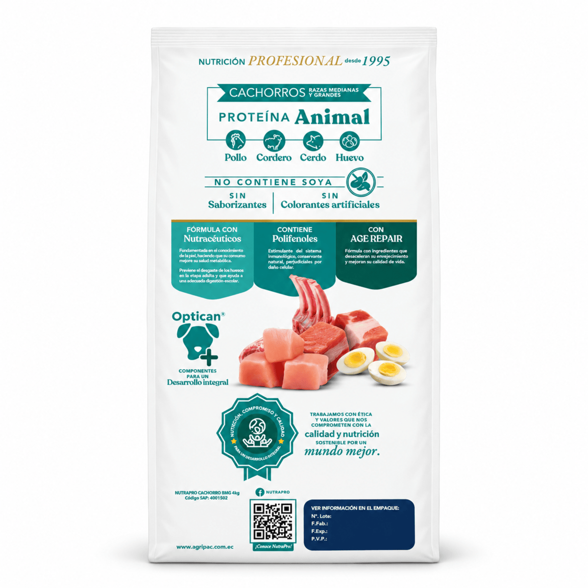 NutraPro Cachorro Razas Medianas y Grandes - Cosmos