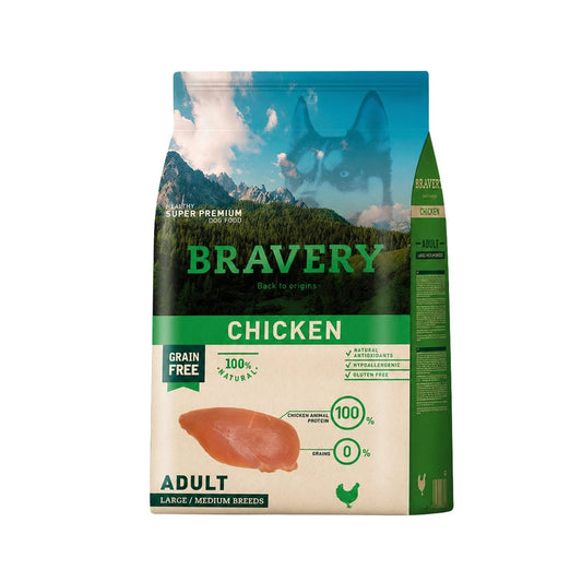 BRAVERY Pollo Adulto Razas Medianas y Grandes - Cosmos