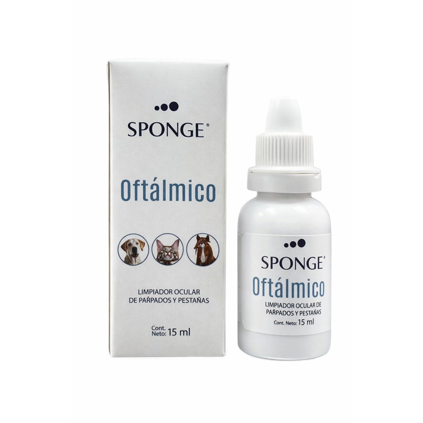 Sponge Oftálmico – Limpiador Ocular Antiséptico para Perros y Gatos - Cosmos