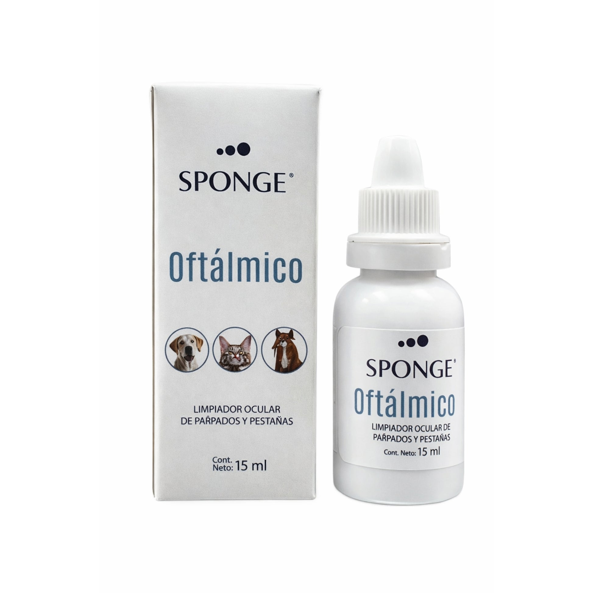 Sponge Oftálmico – Limpiador Ocular Antiséptico para Perros y Gatos - Cosmos
