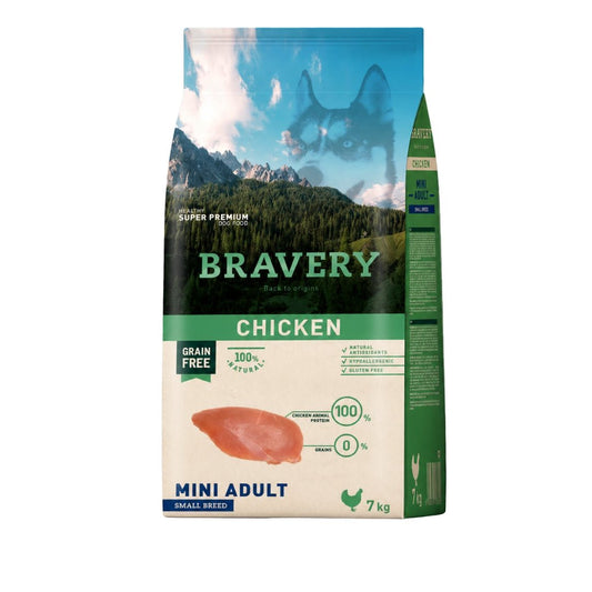 BRAVERY Pollo Mini Adulto Razas Pequeñas - Cosmos