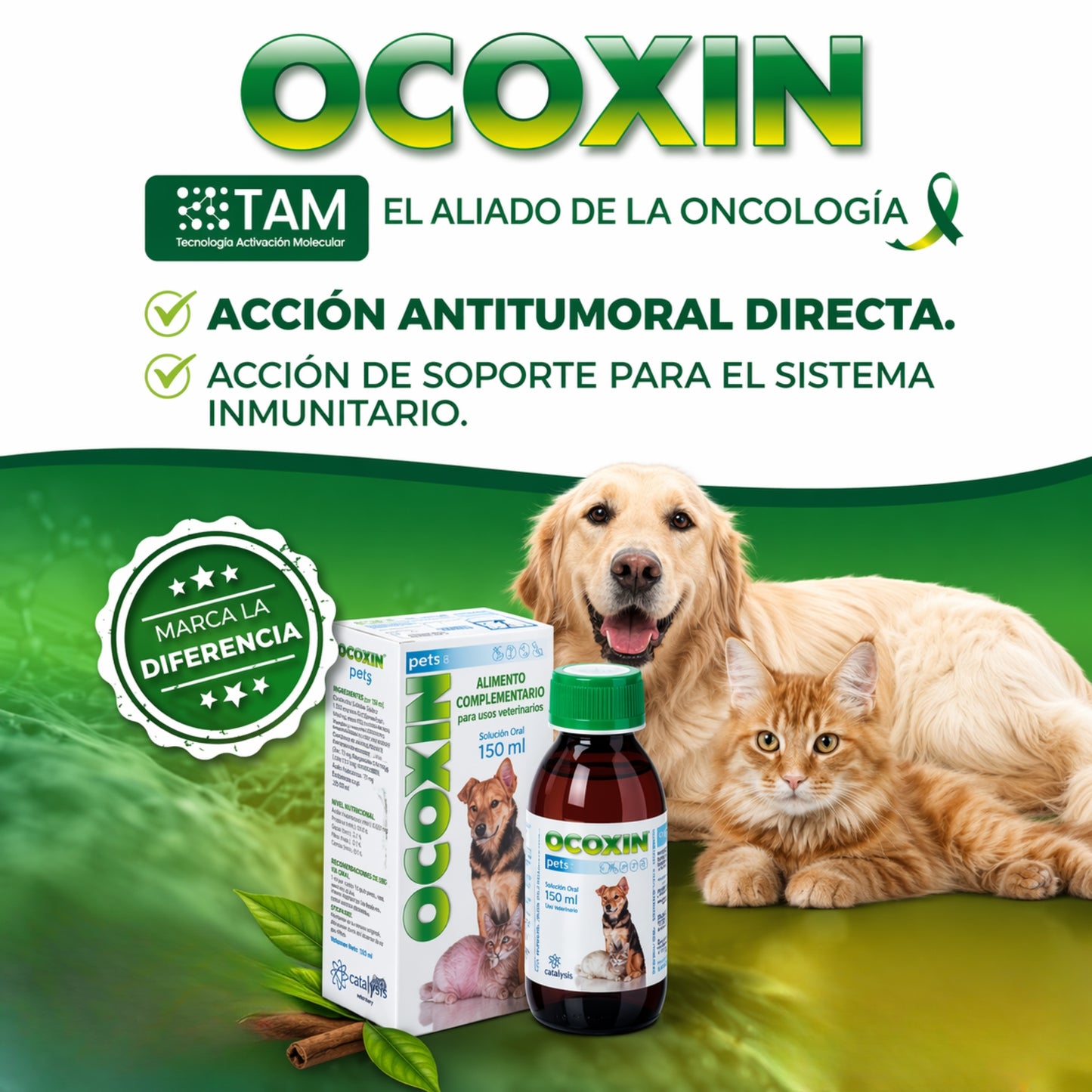 Ocoxin Pets – Suplemento Inmunológico y Antioxidante para Perros y Gatos - Cosmos