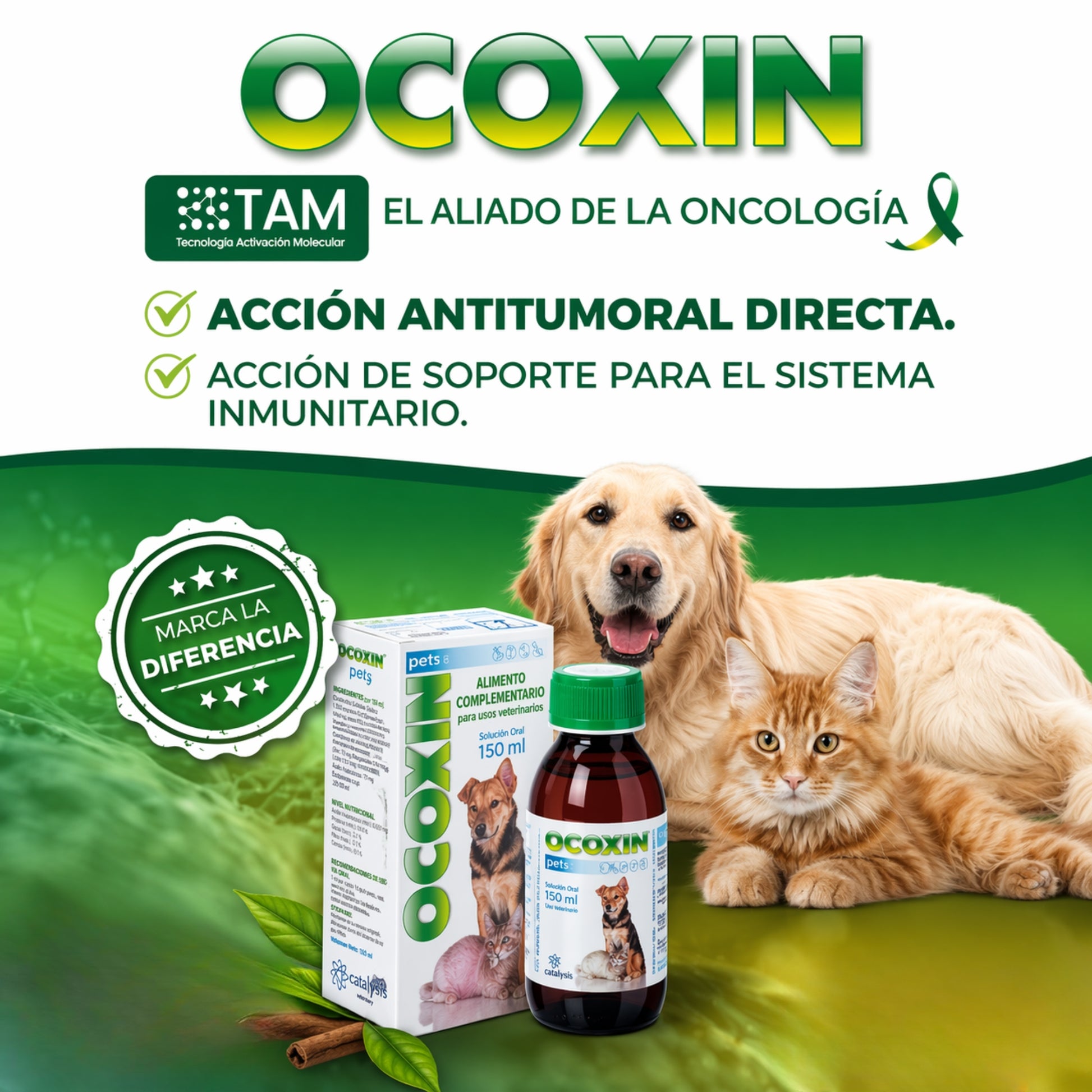Ocoxin Pets – Suplemento Inmunológico y Antioxidante para Perros y Gatos - Cosmos